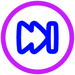 Button Fast Forward Circle 2 Icon from Plump Neon Set