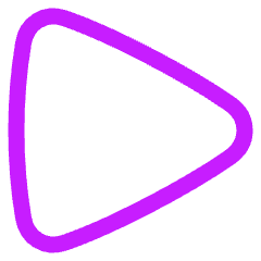 Button Play Icon from Plump Neon Set