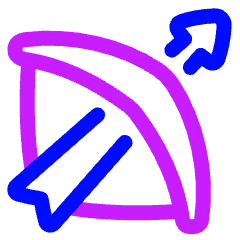 Bow Icon from Plump Neon Set