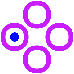 Buttons Left 1 Icon from Plump Neon Set