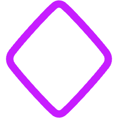 Diamonds Symbol Icon from Plump Neon Set