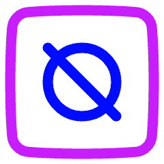 Dice Empty 1 Icon from Plump Neon Set