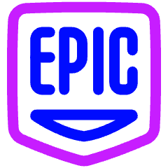 Epic Games 1 Icon from Plump Neon Set