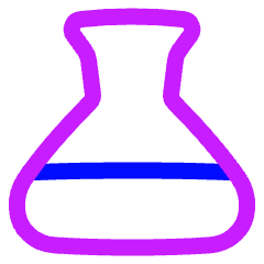 Flask Half Icon from Plump Neon Set