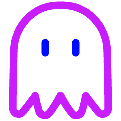 Ghost Icon from Plump Neon Set