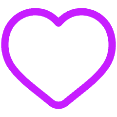 Hearts Symbol Icon from Plump Neon Set