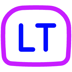 Left Trigger Icon from Plump Neon Set