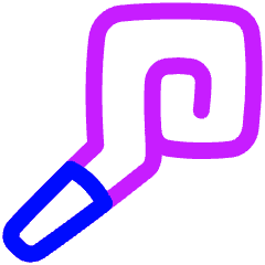 Magic Wand Icon from Plump Neon Set