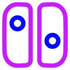 Nintendo Switch Icon from Plump Neon Set