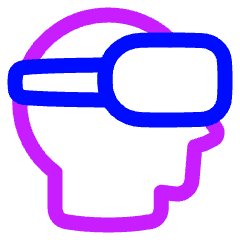 Vr Headset 1 Icon from Plump Neon Set