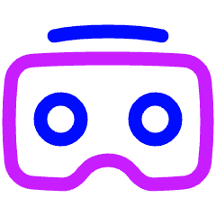 Vr Headset 2 Icon from Plump Neon Set