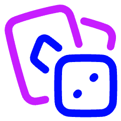 Gambling Icon from Plump Neon Set