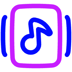 Play List 6 Icon from Plump Neon Set