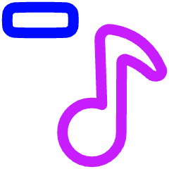 Remove From Playlist Icon from Plump Neon Set