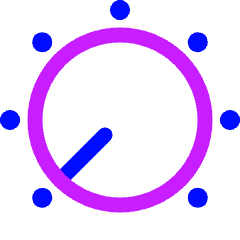 Tune Adjust Volume Icon from Plump Neon Set