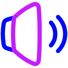 Volume Level High Icon from Plump Neon Set