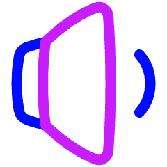 Volume Level Low Icon from Plump Neon Set