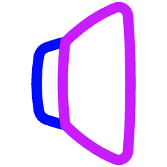 Volume Level Off Icon from Plump Neon Set