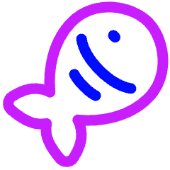 Allergens Fish Icon from Plump Neon Set