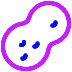 Allergens Peanut Icon from Plump Neon Set