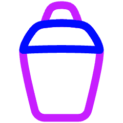 Cocktail Shaker Icon from Plump Neon Set