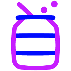 Soft Drink Can Icon from Plump Neon Set
