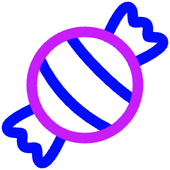 Candy Icon from Plump Neon Set