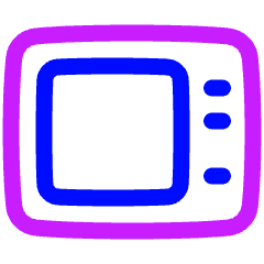 Microwave Icon from Plump Neon Set