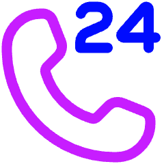 Call Center Support Service Icon from Plump Neon Set