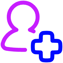 Nurse Assistant Emergency Icon from Plump Neon Set