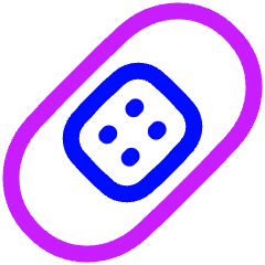 Bandage Icon from Plump Neon Set