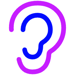 Ear Speciality Icon from Plump Neon Set