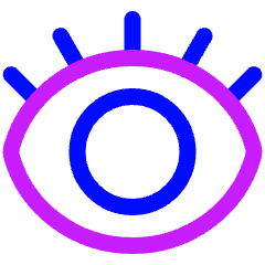 Eye Optic Icon from Plump Neon Set