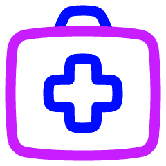 Medical Bag Icon from Plump Neon Set