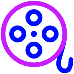 Film Roll 1 Icon from Plump Neon Set