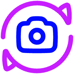 Camera Flip 2 Icon from Plump Neon Set