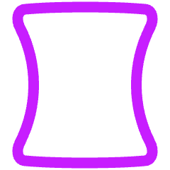 Composition Vertical Icon from Plump Neon Set