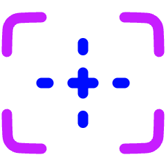 Focus Points Icon from Plump Neon Set