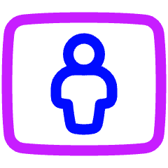 Landscape Setting Icon from Plump Neon Set