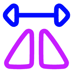 Mirror Horizontally Icon from Plump Neon Set