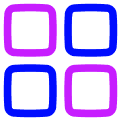Photo Four Icon from Plump Neon Set