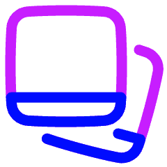 Polaroid Icon from Plump Neon Set