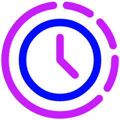 Time Lapse Icon from Plump Neon Set