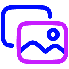 Gallery Icon from Plump Neon Set