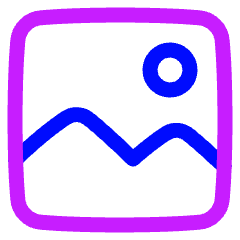 Landscape 1 Icon from Plump Neon Set