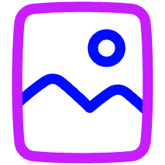 Orientation Portrait Icon from Plump Neon Set