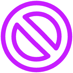 Block 1 Icon from Plump Neon Set