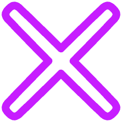 Delete 1 Icon from Plump Neon Set