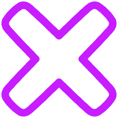 Delete 2 Icon from Plump Neon Set