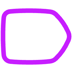 Tag Empty Icon from Plump Neon Set